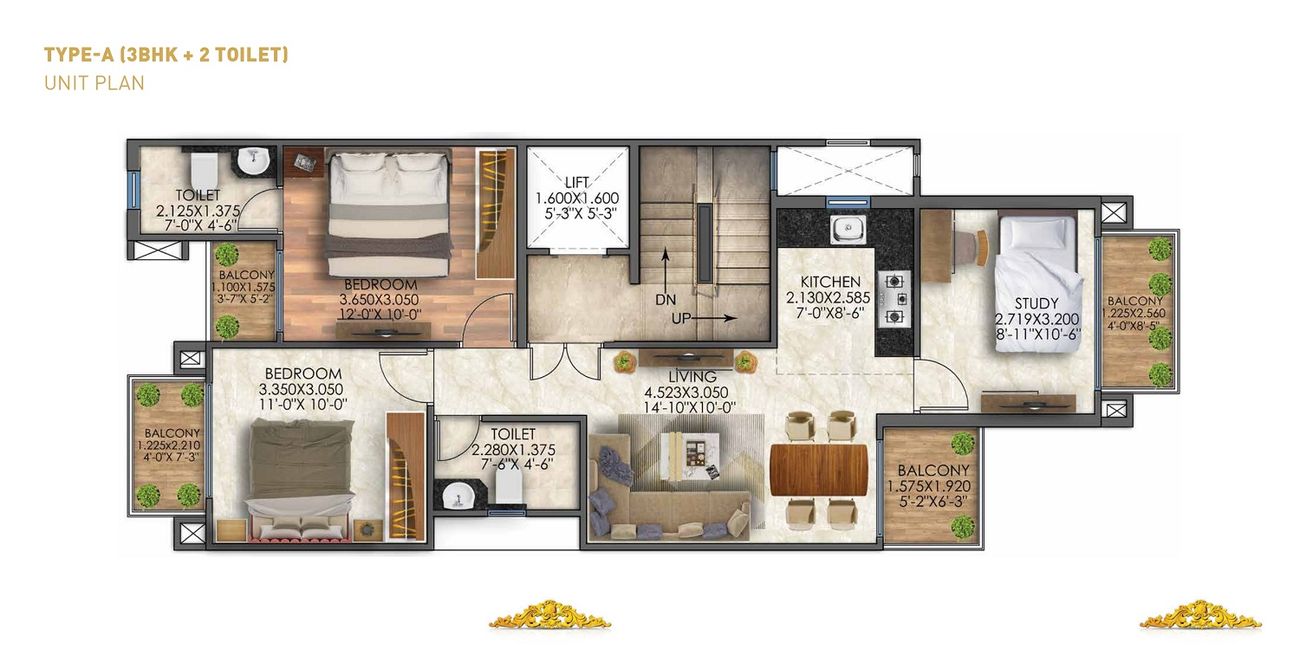 3 BHK Apartment
