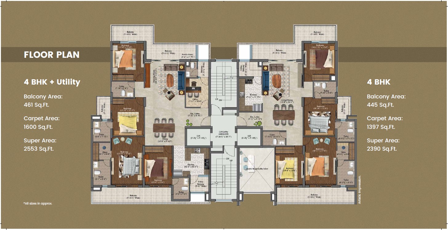 4 BHK Apartment