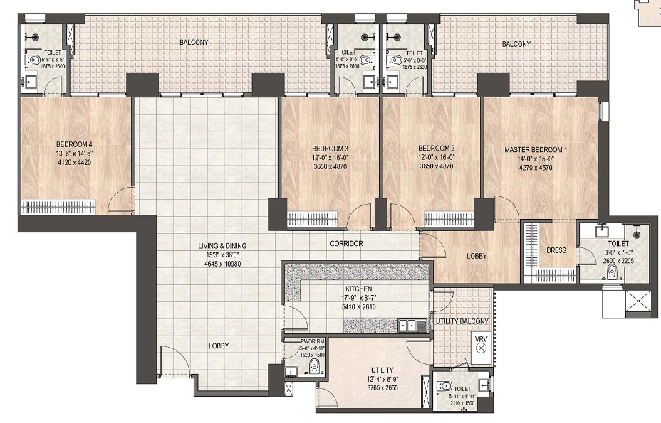 4 BHK Apartment