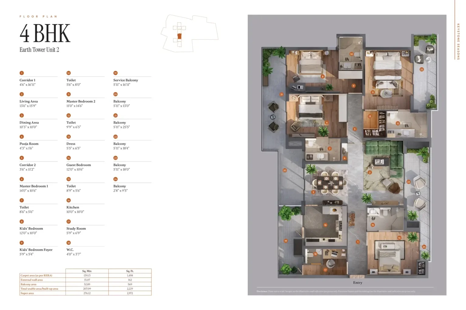 4 BHK Apartment