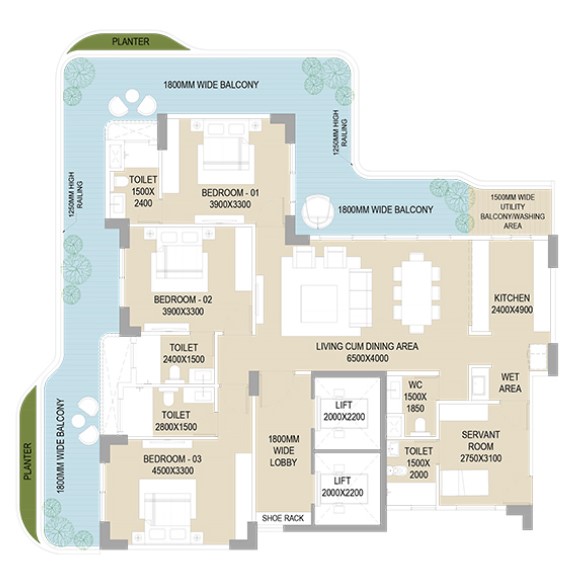 2 BHK Apartment