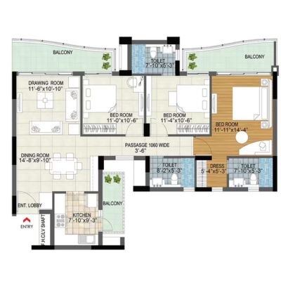 3 BHK Apartment