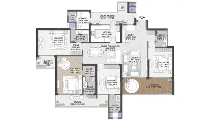 4 BHK Apartment
