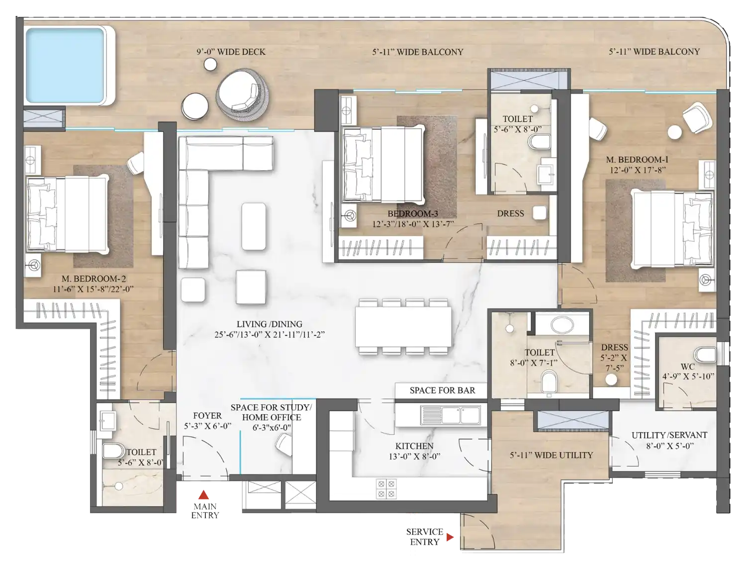 3 BHK Apartment