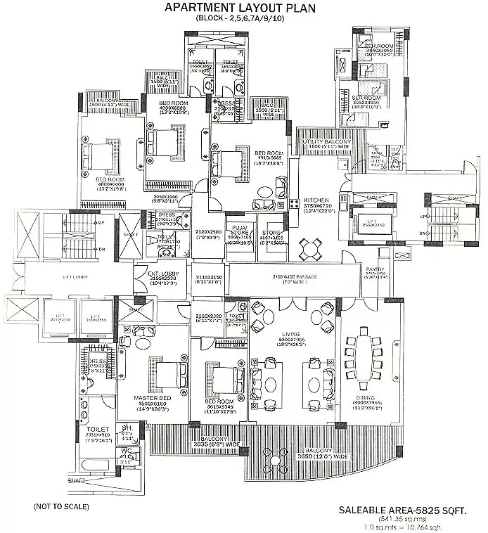4 BHK Apartment Type-1