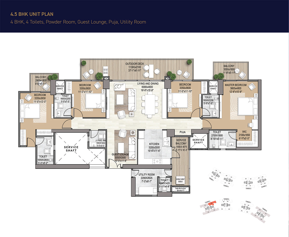 4 BHK Apartment