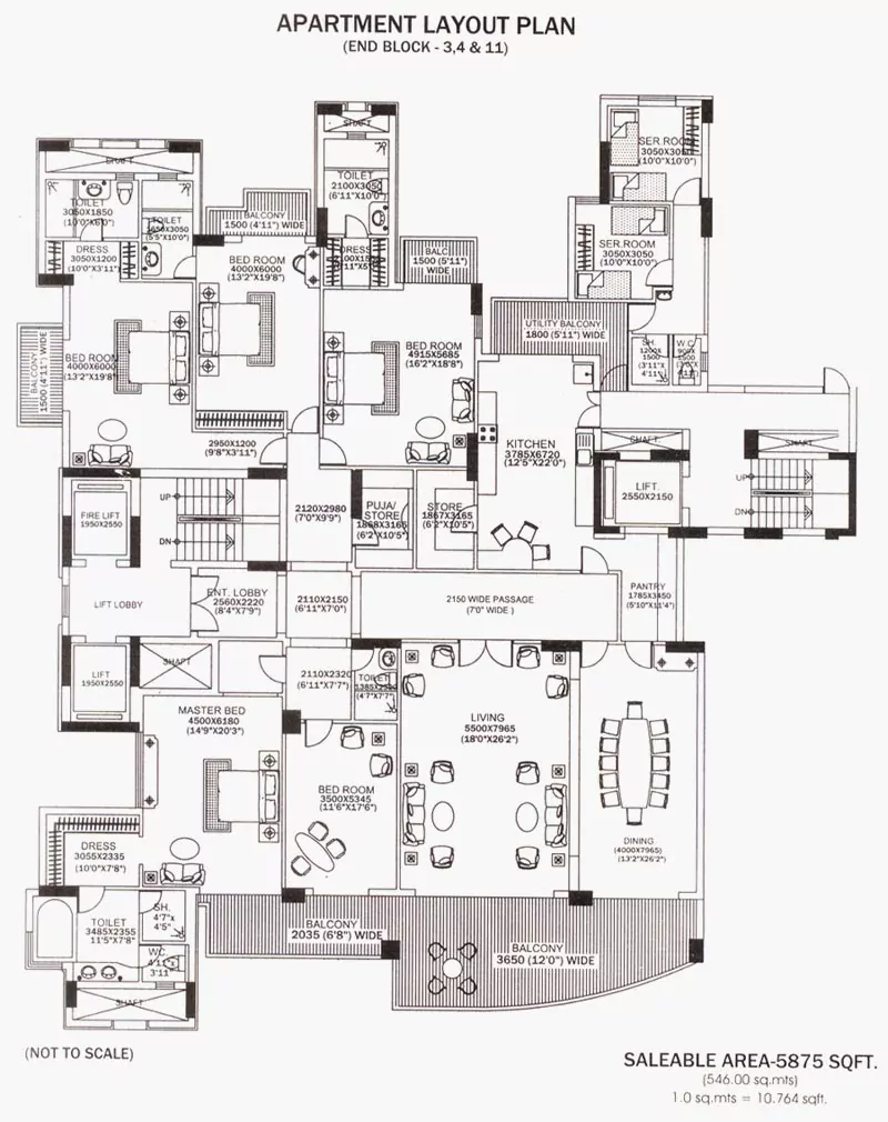 4 BHK Apartment Type-2