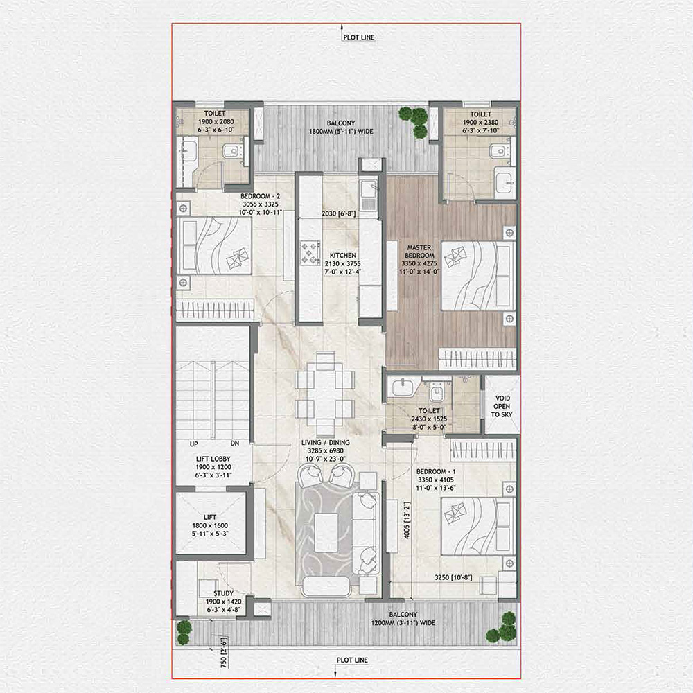3 BHK Apartment